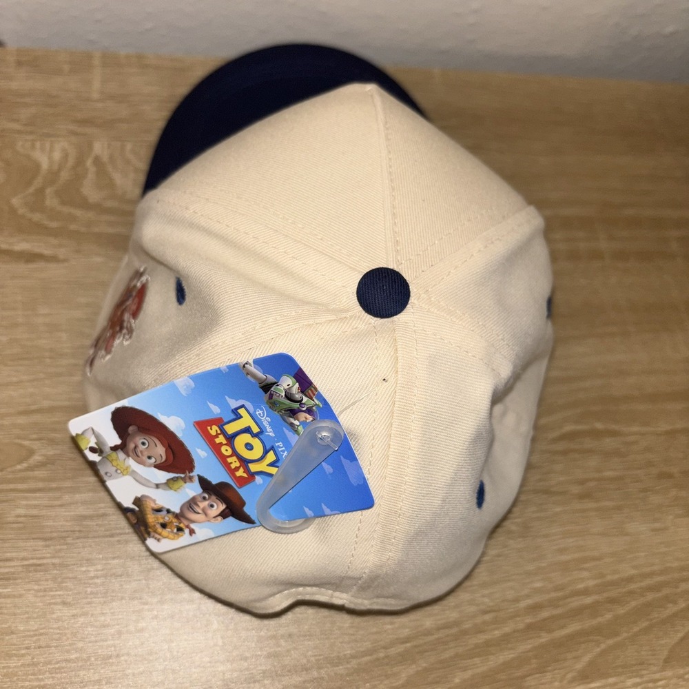 Disney Pixar Toy Story "Hey Cowgirl" Adult Baseball Cap Hat Beige/Navy One Size - Picture 5 of 10